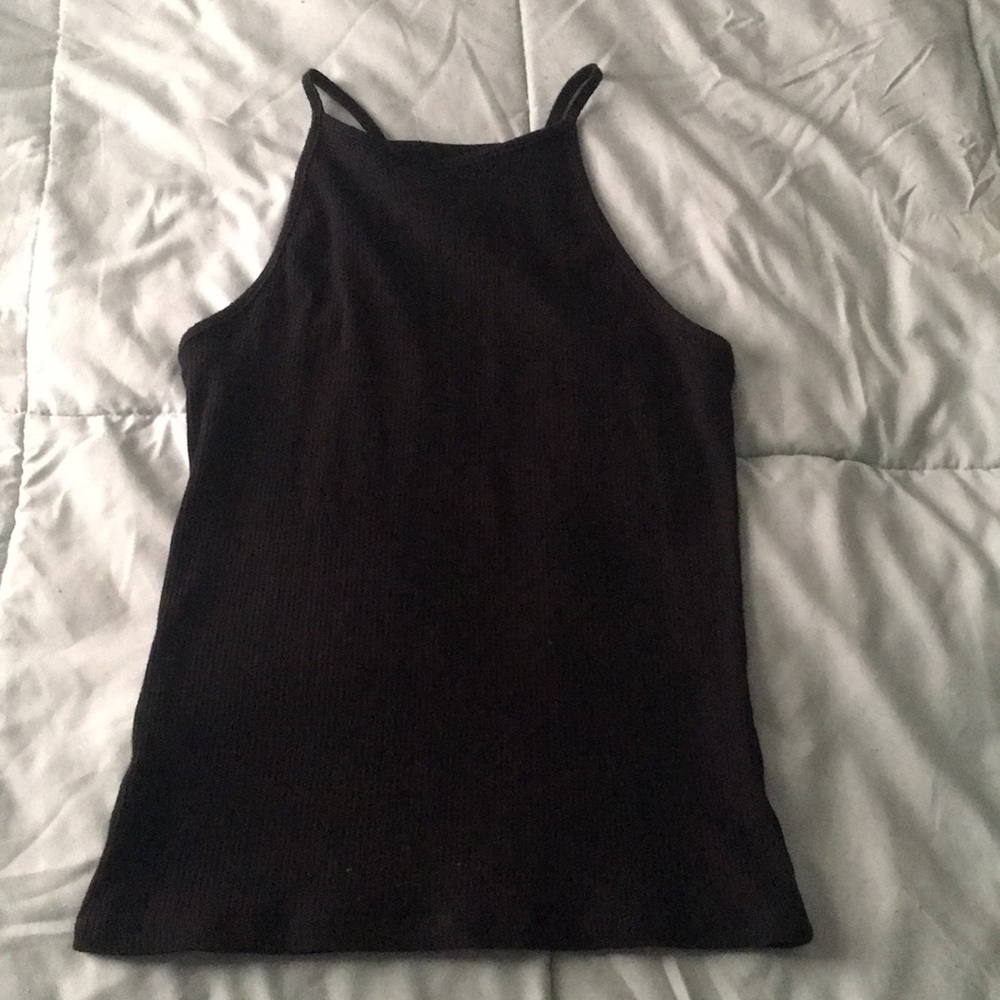 Black tank top